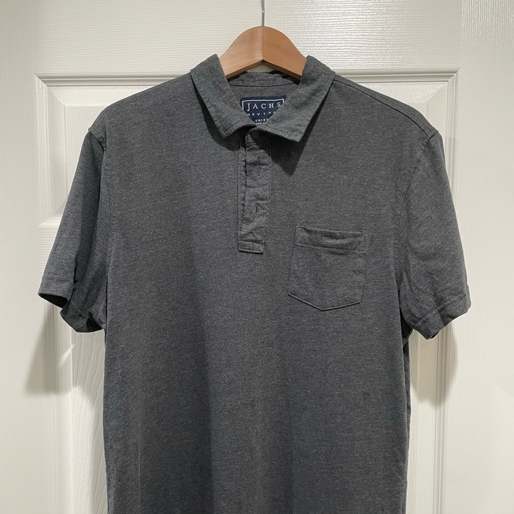 Jachs New York mens large soft cotton polo shirt